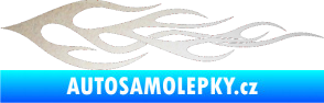 Samolepka Plameny 062 odrazková reflexní bílá