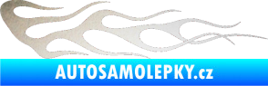Samolepka Plameny 063 odrazková reflexní bílá