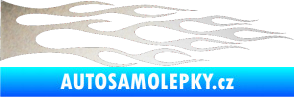 Samolepka Plameny 070 odrazková reflexní bílá