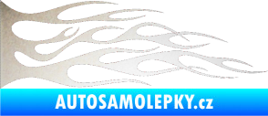 Samolepka Plameny 072 odrazková reflexní bílá