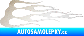 Samolepka Plameny 074 odrazková reflexní bílá