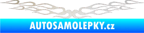 Samolepka Plameny 081 odrazková reflexní bílá