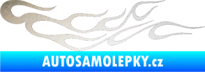 Samolepka Plameny 083 odrazková reflexní bílá