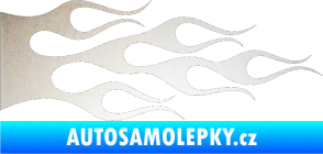 Samolepka Plameny 088 odrazková reflexní bílá