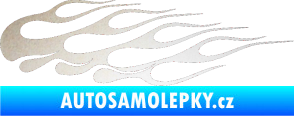 Samolepka Plameny 091 odrazková reflexní bílá