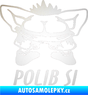 Samolepka Polib si odrazková reflexní bílá