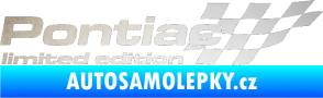 Samolepka Pontiac limited edition pravá odrazková reflexní bílá