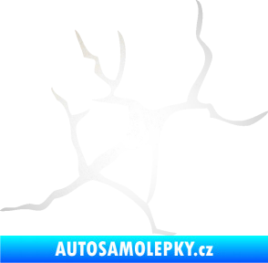 Samolepka Prasklina 004 odrazková reflexní bílá