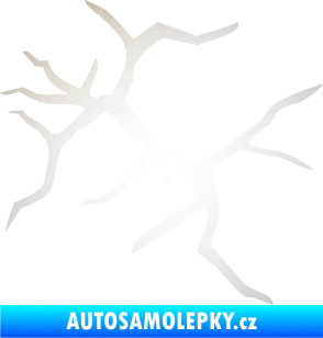 Samolepka Prasklina 007 odrazková reflexní bílá