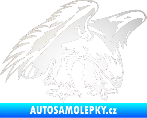 Samolepka Predators 001 pravá orel odrazková reflexní bílá