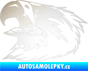 Samolepka Predators 020 levá odrazková reflexní bílá