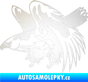 Samolepka Predators 034 levá odrazková reflexní bílá