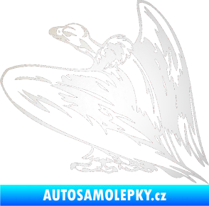 Samolepka Predators 042 levá sup odrazková reflexní bílá