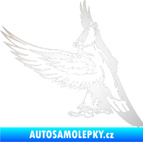 Samolepka Predators 054 levá orel odrazková reflexní bílá