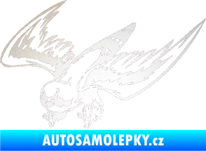 Samolepka Predators 056 levá odrazková reflexní bílá