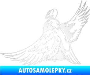 Samolepka Predators 071 levá sup odrazková reflexní bílá