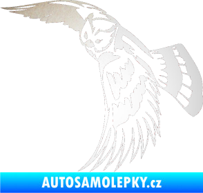 Samolepka Predators 081 levá sova odrazková reflexní bílá