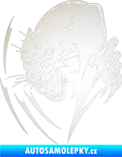 Samolepka Predators 111 levá puma odrazková reflexní bílá