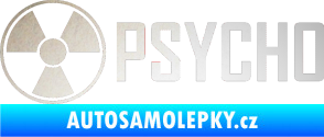 Samolepka Psycho 002 odrazková reflexní bílá