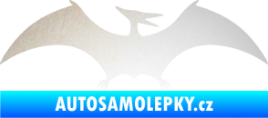 Samolepka Pterodactylus 001 pravá odrazková reflexní bílá