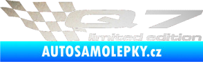 Samolepka Q7 limited edition levá odrazková reflexní bílá
