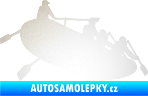 Samolepka Raft 001 pravá odrazková reflexní bílá