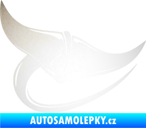 Samolepka Rejnok 001 pravá odrazková reflexní bílá