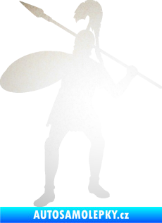 Samolepka Římský voják levá odrazková reflexní bílá