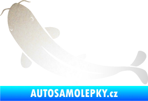Samolepka Ryba 001 levá odrazková reflexní bílá