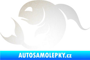 Samolepka Ryby 002 levá odrazková reflexní bílá