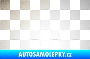 Samolepka Šachovnice 002 odrazková reflexní bílá