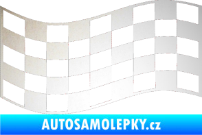 Samolepka Šachovnice 009 odrazková reflexní bílá