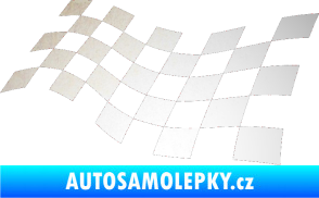 Samolepka Šachovnice 014 odrazková reflexní bílá