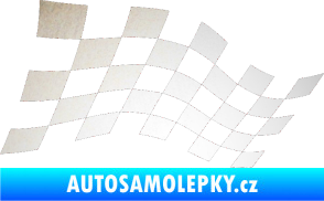 Samolepka Šachovnice 015 odrazková reflexní bílá