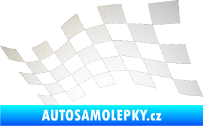 Samolepka Šachovnice 016 odrazková reflexní bílá