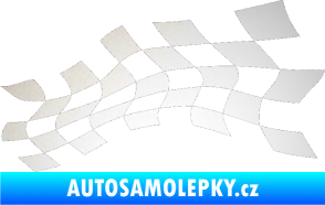 Samolepka Šachovnice 020 odrazková reflexní bílá