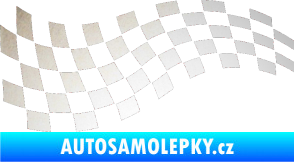 Samolepka Šachovnice 025 odrazková reflexní bílá