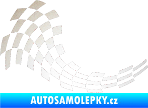 Samolepka Šachovnice 027 odrazková reflexní bílá