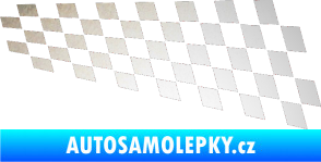 Samolepka Šachovnice 033 odrazková reflexní bílá
