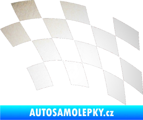 Samolepka Šachovnice 038 odrazková reflexní bílá