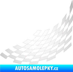 Samolepka Šachovnice 039 odrazková reflexní bílá
