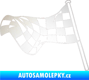 Samolepka Šachovnice 052 odrazková reflexní bílá