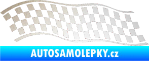 Samolepka Šachovnice 057 odrazková reflexní bílá