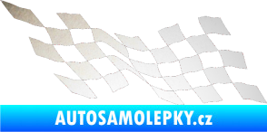 Samolepka Šachovnice 073 odrazková reflexní bílá