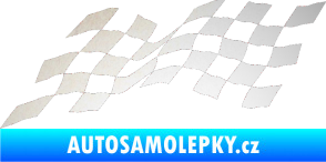Samolepka Šachovnice 075 odrazková reflexní bílá