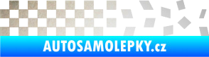 Samolepka Šachovnice 082 odrazková reflexní bílá