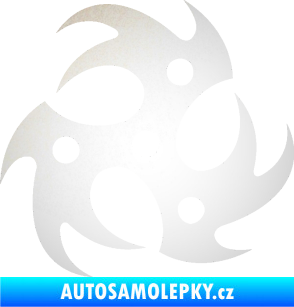 Samolepka Samolepka na víčko od nádrže 005 odrazková reflexní bílá