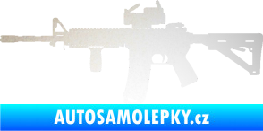 Samolepka Samopal 003 levá odrazková reflexní bílá