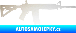 Samolepka Samopal 004 pravá odrazková reflexní bílá