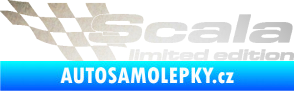 Samolepka Scala limited edition levá odrazková reflexní bílá